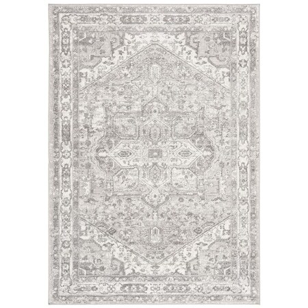 Safavieh 4 x 6 ft. Brentwood Rectangle Power Loomed RugCream & Grey BNT852B-4
